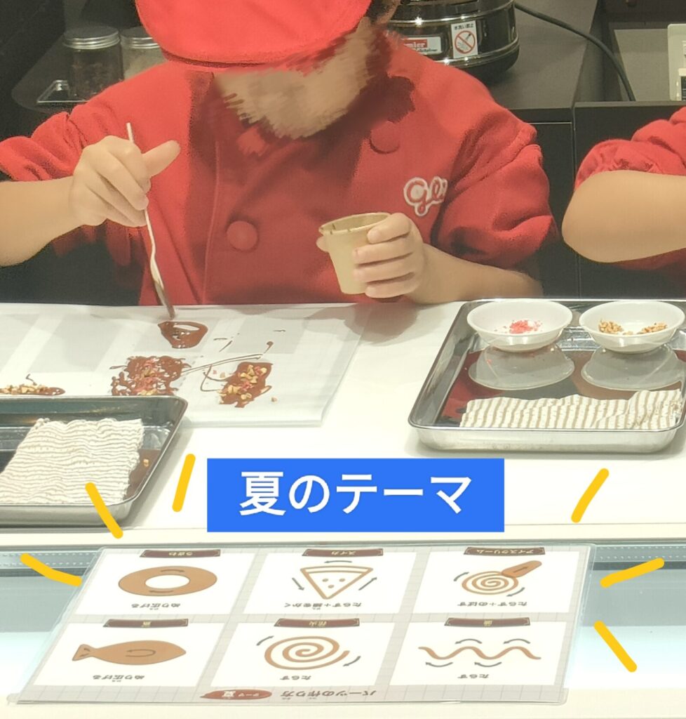 キッザニア甲子園のアクティビティ・チョコレート工房、ショコラティエ